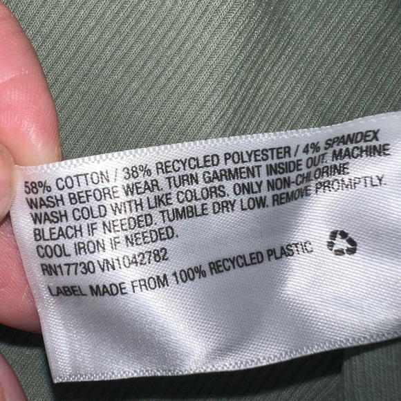 Cat & Jack Sage Green with Black Heart Small Ribbed Dress Toddler size 2T EUC - Picture 5 of 5